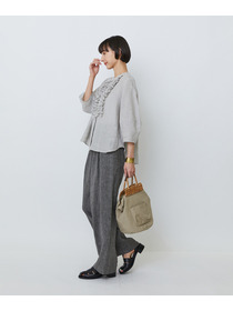 【LOISIR】【2WAY】異素材コンビseauバッグ 詳細画像 ブラック 2