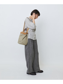 【LOISIR】【2WAY】異素材コンビseauバッグ 詳細画像 ブラック 3