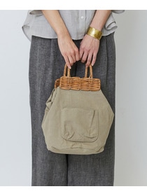 【LOISIR】【2WAY】異素材コンビseauバッグ 詳細画像 ブラック 4