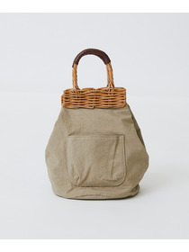 【LOISIR】【2WAY】異素材コンビseauバッグ 詳細画像 ブラック 9