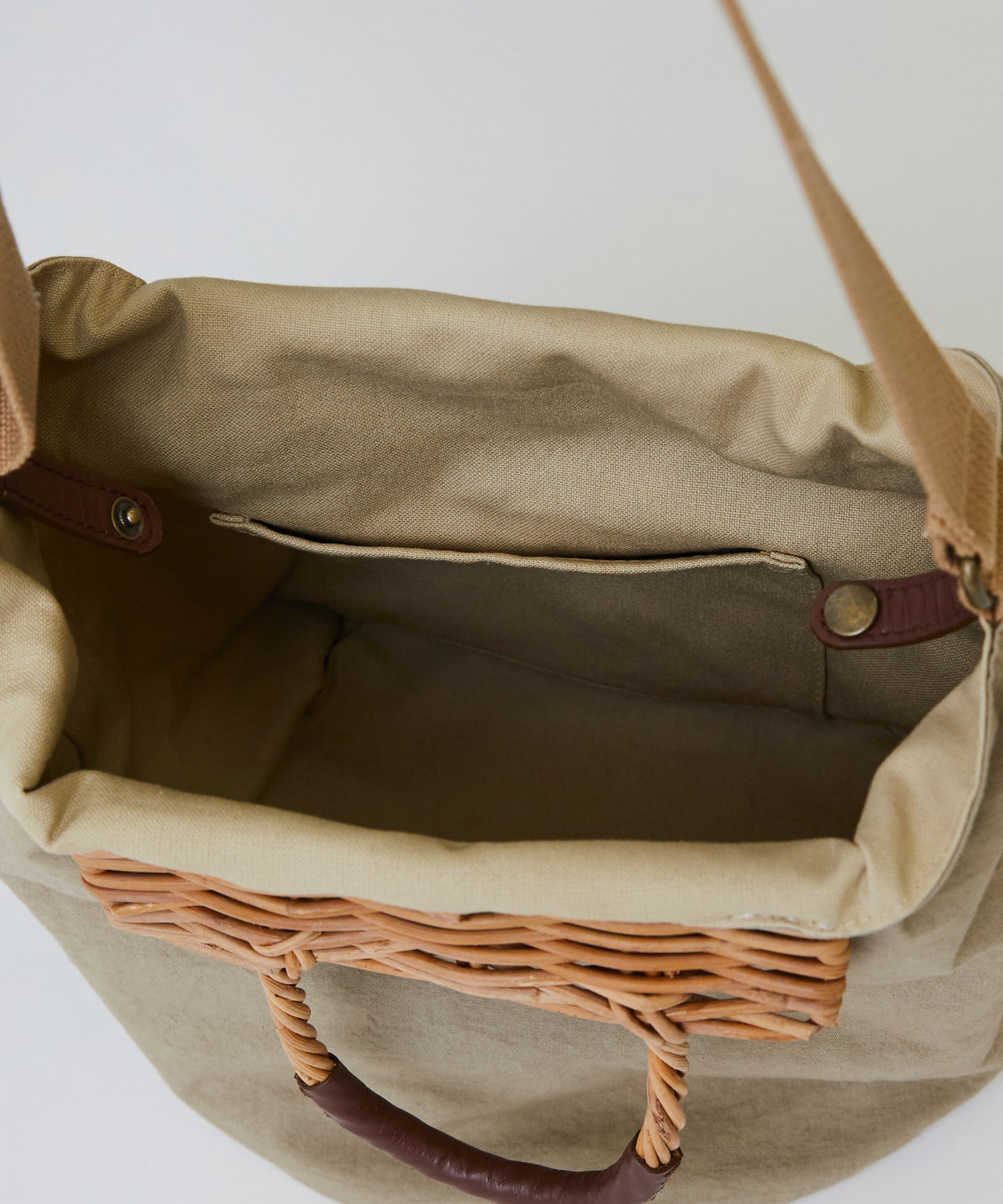 【LOISIR】【2WAY】異素材コンビseauバッグ 詳細画像 ブラック 14