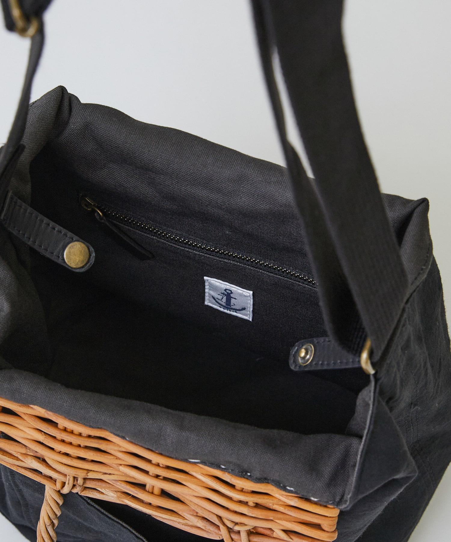 【LOISIR】【2WAY】異素材コンビseauバッグ 詳細画像 ブラック 20