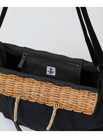 【LOISIR】【2WAY】異素材コンビトートバッグ 詳細画像 ブラック 15