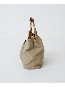 【LOISIR】【2WAY】異素材コンビトートバッグ 詳細画像 ブラック 6