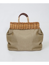 【LOISIR】【2WAY】異素材コンビトートバッグ 詳細画像 ブラック 7