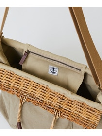 【LOISIR】【2WAY】異素材コンビトートバッグ 詳細画像 ブラック 9