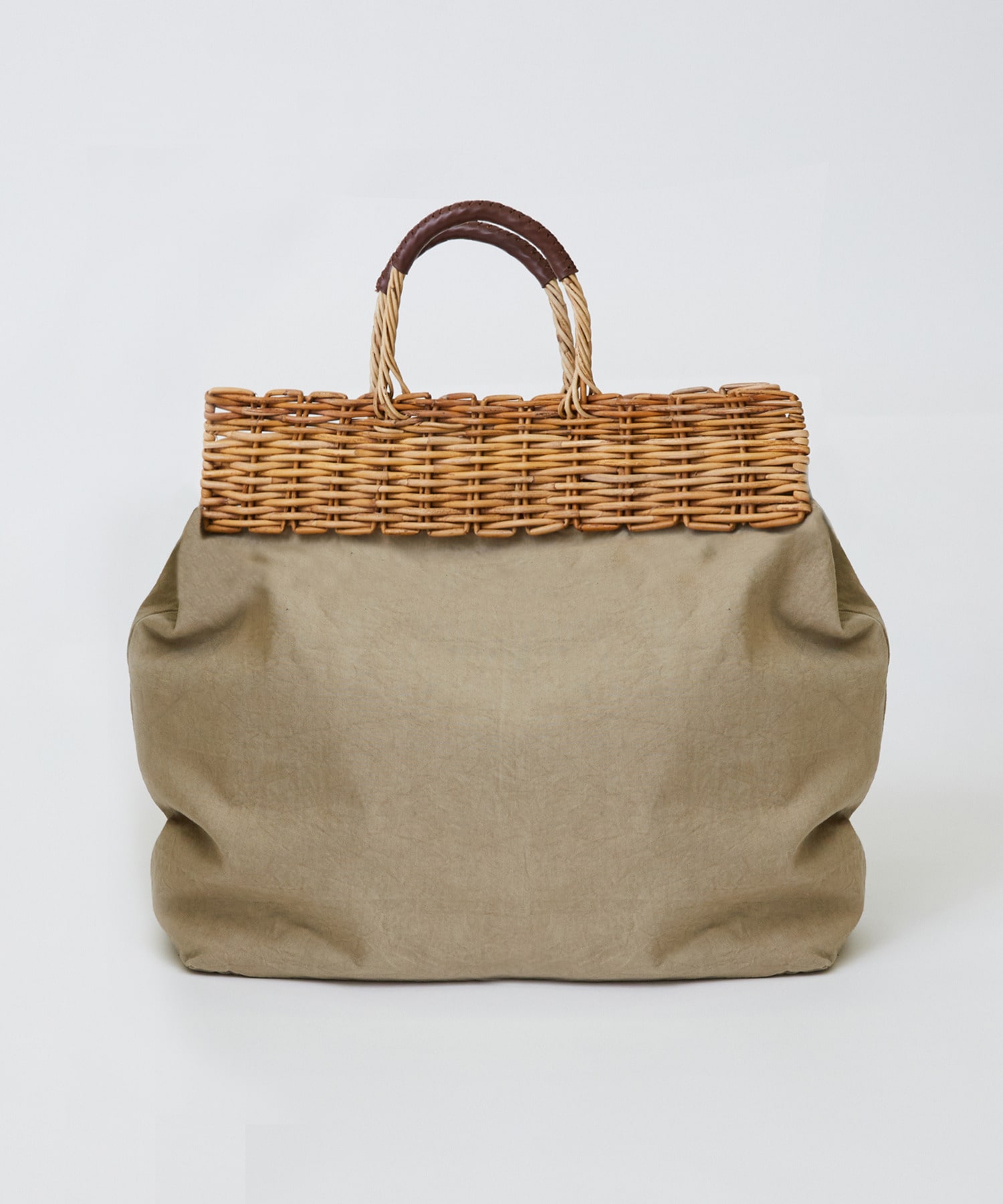 【LOISIR】【2WAY】異素材コンビトートバッグ 詳細画像 ブラック 7