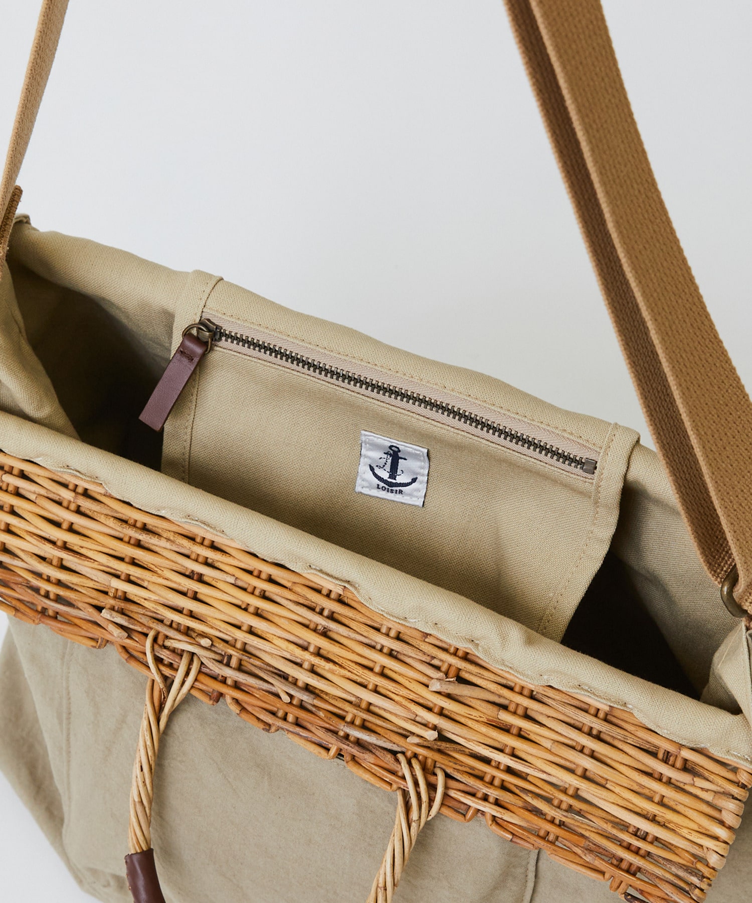 【LOISIR】【2WAY】異素材コンビトートバッグ 詳細画像 ブラック 9