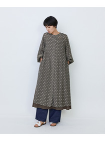 【LOISIR】【3WAY】オリジナル柄カットジャカードワンピース 詳細画像 ブラック系その他 1