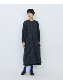 【LOISIR】【3WAY】オリジナル柄カットジャカードワンピース 詳細画像 ブラック系その他 10