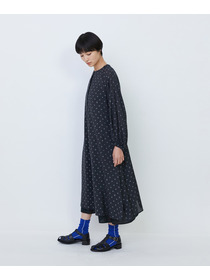 【LOISIR】【3WAY】オリジナル柄カットジャカードワンピース 詳細画像 ブラック系その他 11