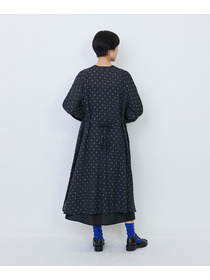 【LOISIR】【3WAY】オリジナル柄カットジャカードワンピース 詳細画像 ブラック系その他 12