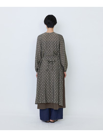 【LOISIR】【3WAY】オリジナル柄カットジャカードワンピース 詳細画像 ブラック系その他 21