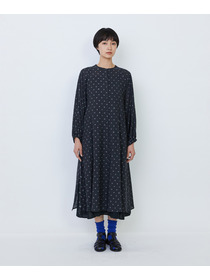 【LOISIR】【3WAY】オリジナル柄カットジャカードワンピース 詳細画像 ブラック系その他 23