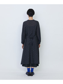 【LOISIR】【3WAY】オリジナル柄カットジャカードワンピース 詳細画像 ブラック系その他 25