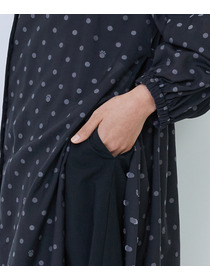 【LOISIR】【3WAY】オリジナル柄カットジャカードワンピース 詳細画像 ブラック系その他 29