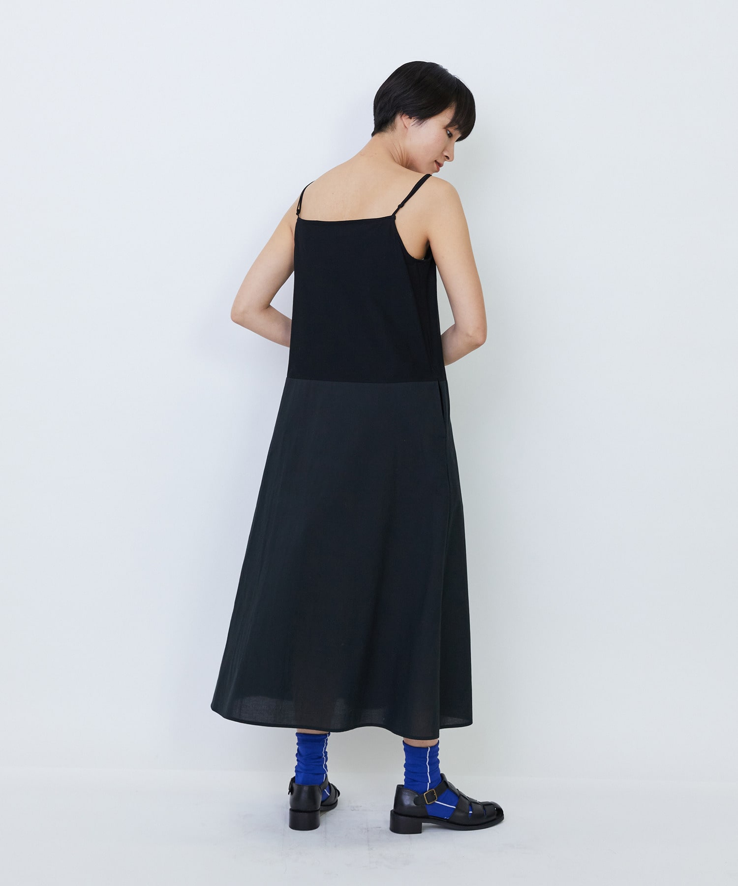 【LOISIR】【3WAY】オリジナル柄カットジャカードワンピース 詳細画像 ブラック系その他 18