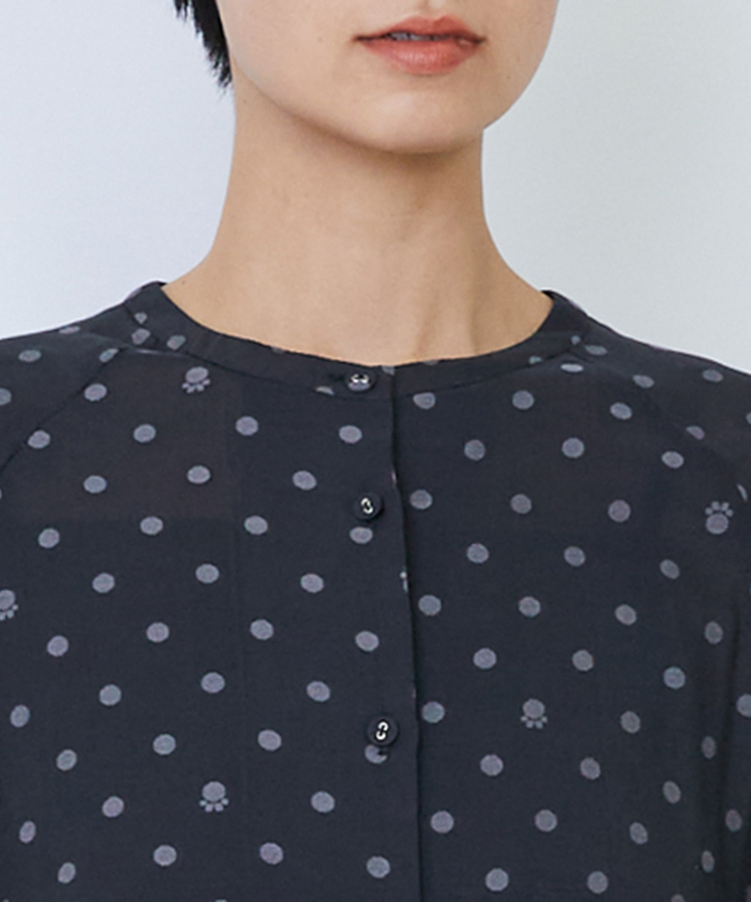 【LOISIR】【3WAY】オリジナル柄カットジャカードワンピース 詳細画像 ブラック系その他 26