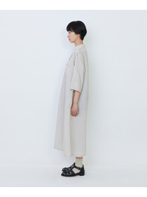 【LOISIR】Aラインワンピース 詳細画像 ストライプ 12