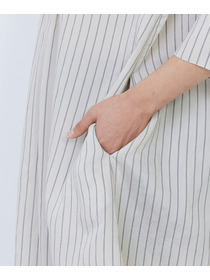 【LOISIR】Aラインワンピース 詳細画像 ストライプ 17