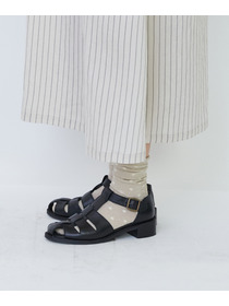 【LOISIR】Aラインワンピース 詳細画像 ストライプ 18