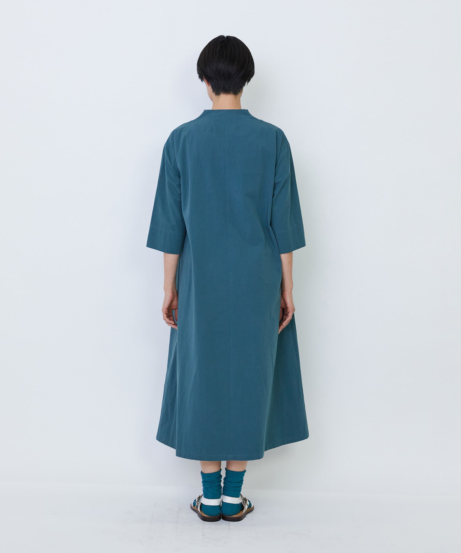 【LOISIR】Aラインワンピース 詳細画像 ストライプ 10