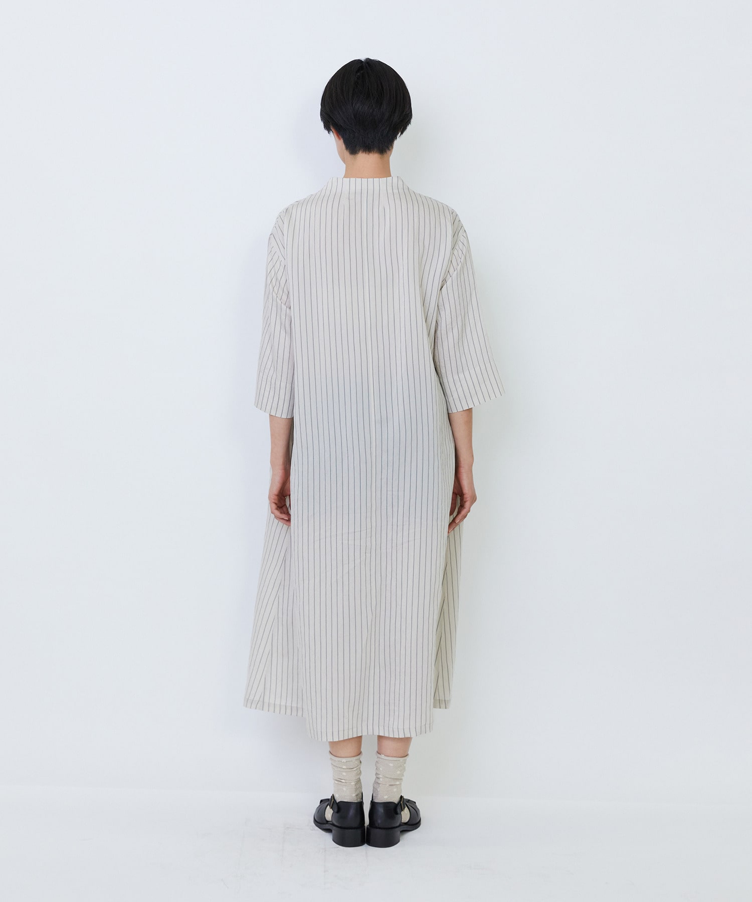【LOISIR】Aラインワンピース 詳細画像 ストライプ 13