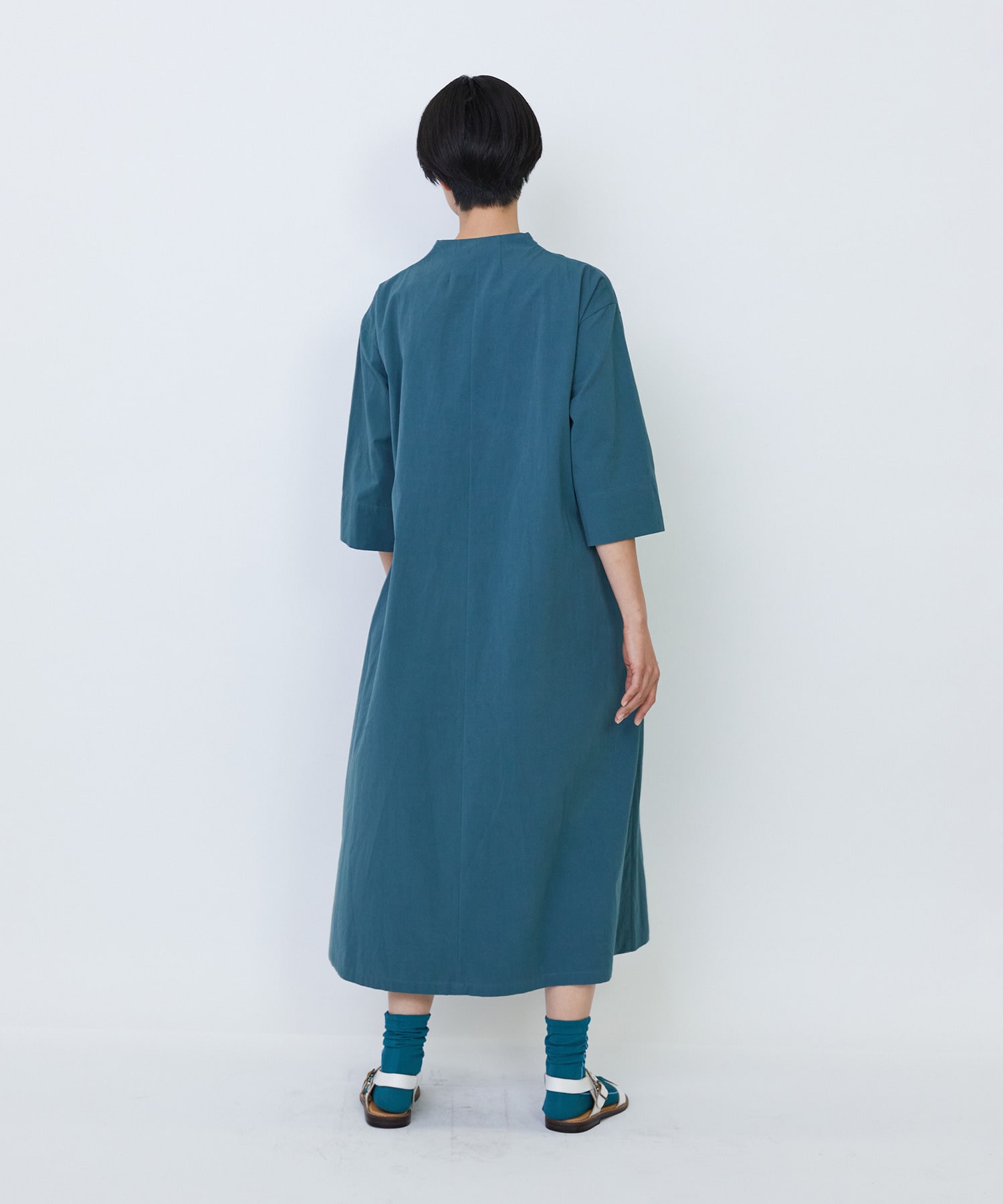 【LOISIR】Aラインワンピース 詳細画像 ストライプ 4