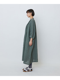 【LOISIR】グランジリネンタックディテールワンピース 詳細画像 カーキ 12