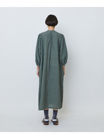 【LOISIR】グランジリネンタックディテールワンピース 詳細画像 カーキ 13