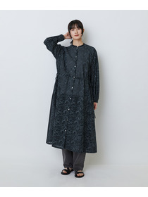 【LOISIR】【アーティストコラボ】LOISIR&times;TORANEKOBONBON エンブロイダリーワンピース 詳細画像 ブラック系その他 2