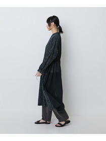 【LOISIR】【アーティストコラボ】LOISIR&times;TORANEKOBONBON エンブロイダリーワンピース 詳細画像 ブラック系その他 3