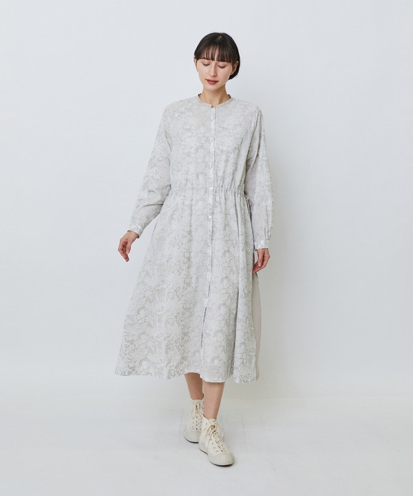 【LOISIR】【アーティストコラボ】LOISIR×TORANEKOBONBON エンブロイダリーワンピース