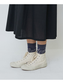 【LOISIR】オーガニックコットンローンスタンドカラーワンピース 詳細画像 ブラック 23