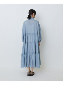 【LOISIR】ラミーティアードワンピース 詳細画像 ブラウン 17