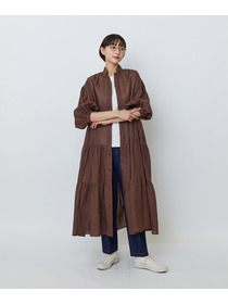 【LOISIR】ラミーティアードワンピース 詳細画像 ブラウン 3