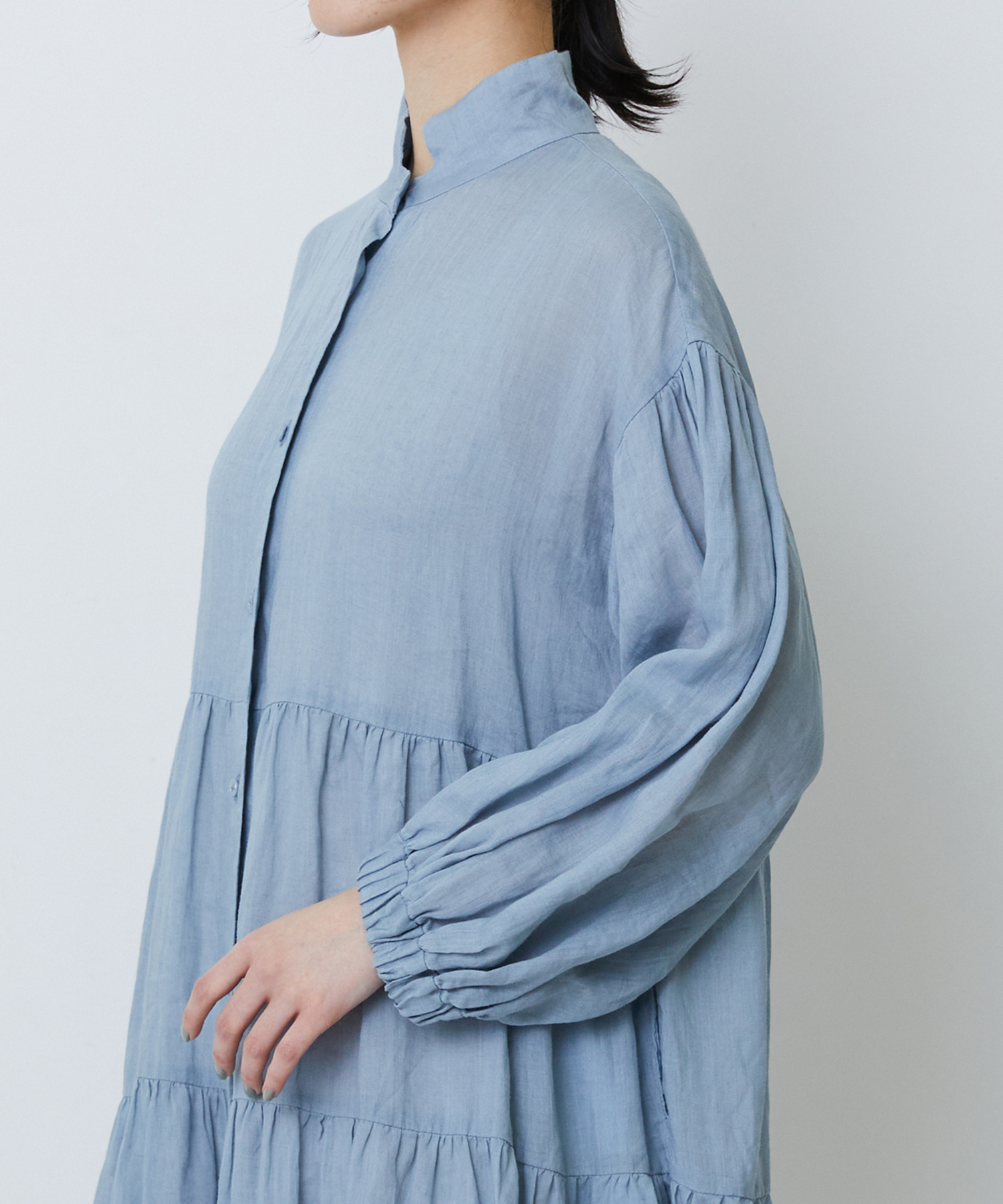 【LOISIR】ラミーティアードワンピース 詳細画像 ブラウン 20