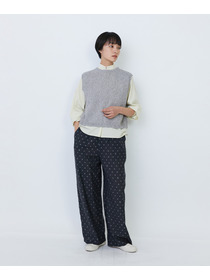 【LOISIR】デザインカラーブラウス 詳細画像 ストライプ 1