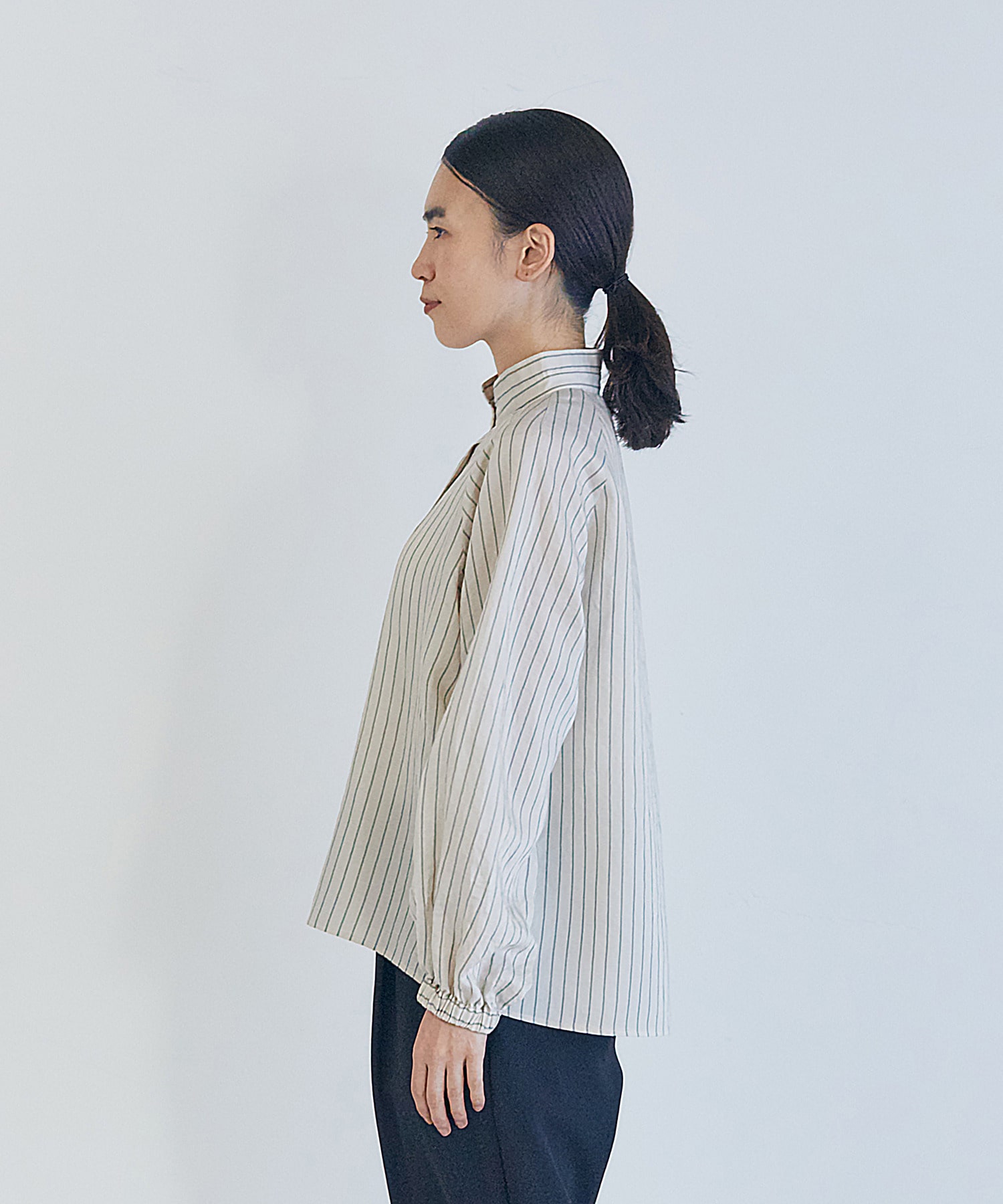 【LOISIR】デザインカラーブラウス 詳細画像 ストライプ 18