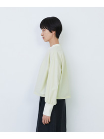 【LOISIR】リブ使いショートブラウス 詳細画像 ストライプ 15