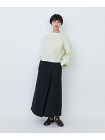 【LOISIR】リブ使いショートブラウス 詳細画像 ストライプ 6