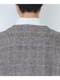 【LOISIR】リネンチェックガウンカーディガン 詳細画像 チェック 14