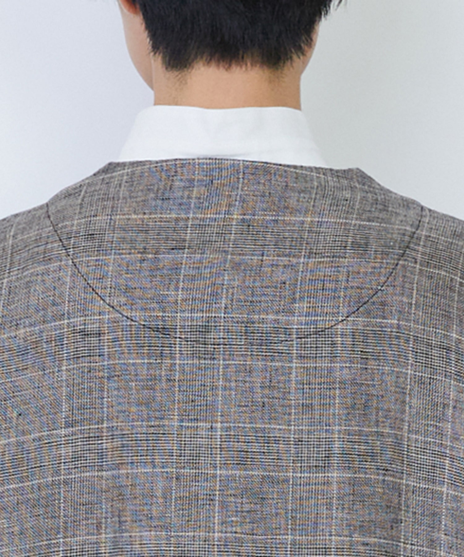 【LOISIR】リネンチェックガウンカーディガン 詳細画像 チェック 14