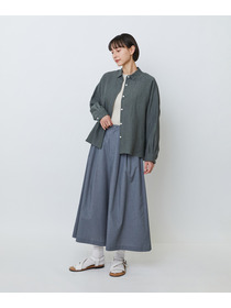 【LOISIR】グランジリネンボクシーシャツ 詳細画像 ネイビー 10