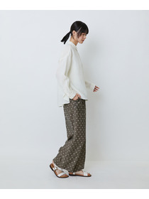 【LOISIR】グランジリネンボクシーシャツ 詳細画像 ネイビー 2