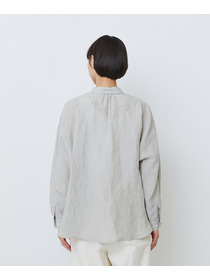 【LOISIR】グランジリネンボクシーシャツ 詳細画像 ネイビー 21