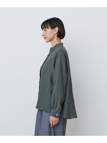 【LOISIR】グランジリネンボクシーシャツ 詳細画像 ネイビー 26
