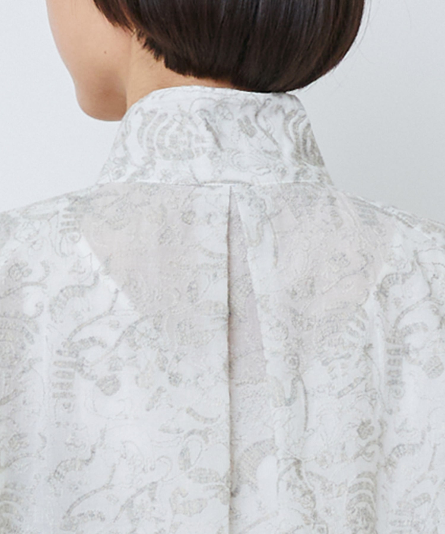 【LOISIR】【アーティストコラボ】LOISIR&times;TORANEKOBONBON エンブロイダリーAラインシャツ 詳細画像 ホワイト系その他 16