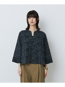 【LOISIR】【アーティストコラボ】LOISIR&times;TORANEKOBONBON エンブロイダリーブラウス 詳細画像 ブラック系その他 13