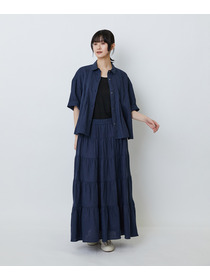 【LOISIR】タックディテールブラウス 詳細画像 チェック 1